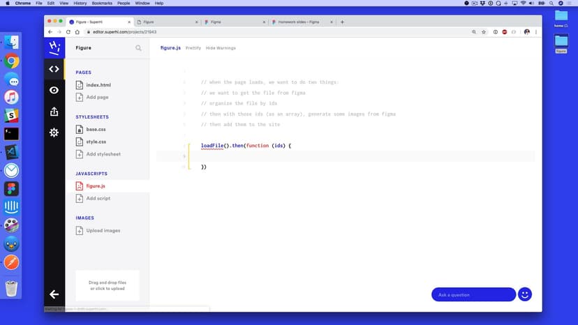 How to think about the project with Javascript