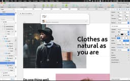 Overlaid offset text effect using absolutes