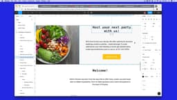 Exercise: Catering section