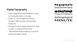 The Digital Revolution and Beyond