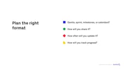 Before You Make a Schedule