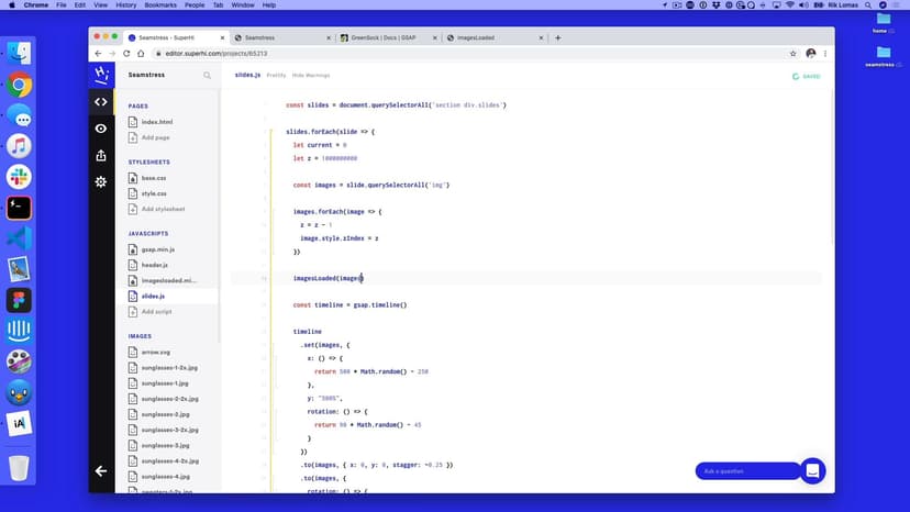 Waiting for images to load with imagesLoaded