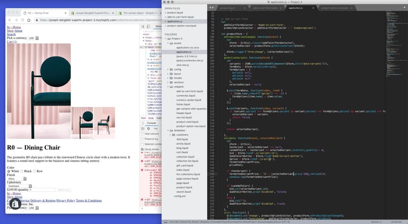 Adjusting the price based on Selected Variant