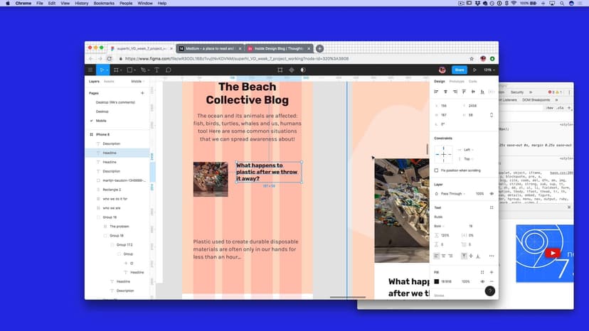 Project: Blog + Designing Lists for Mobile