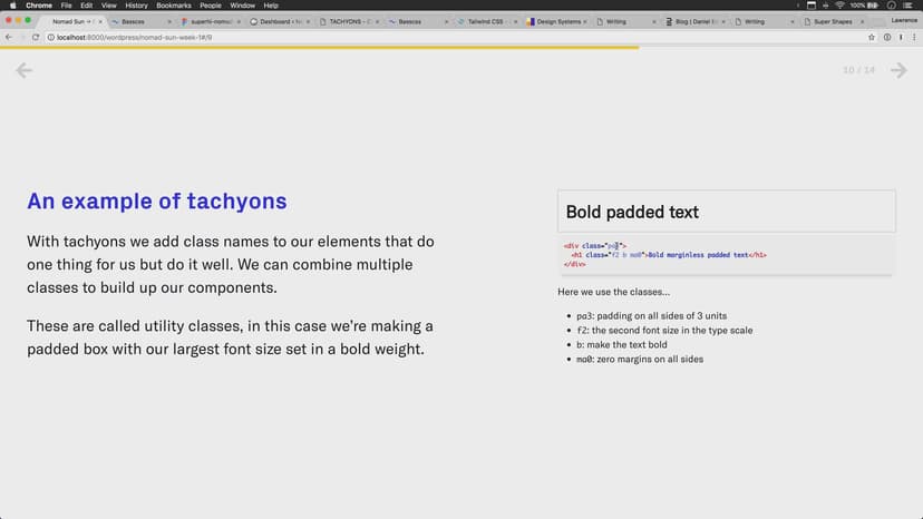 Introducing design systems + tachyons