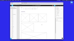 Home page wireframe: UI
