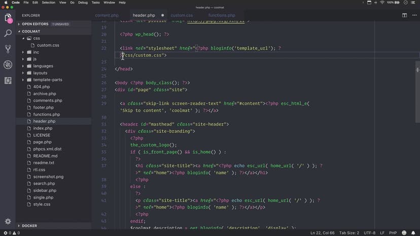 Loading custom stylesheets