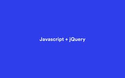 What is Javascript and jQuery?