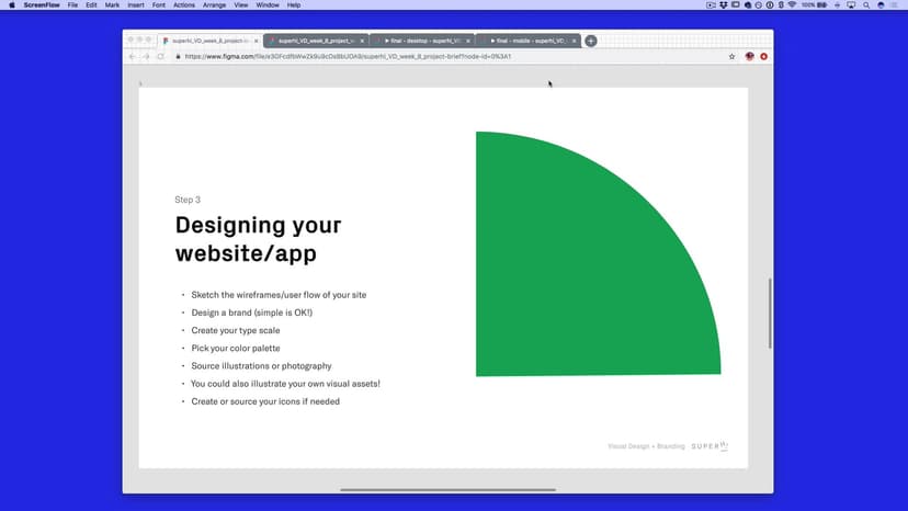 Step 3 — Designing your project